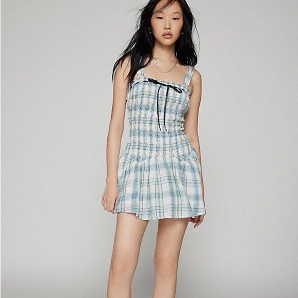 Urban Outfitters Kimchi Blue Plaid Dress SMALL